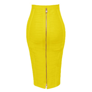 Bandage Elastic Bodycon Pencil Skirt