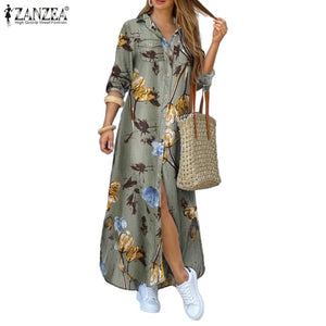 Tanzania Maxi Shirt Dress (S-5XL)