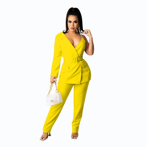 Fayola One Shoulder 2 Pieces Sets