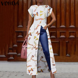 Mandisa Leopard Print Long Knee length Tunic