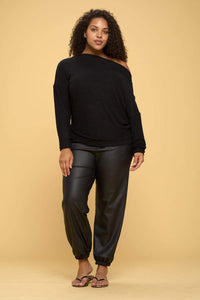 Eve Knit Off The Shoulder Plus Size Top