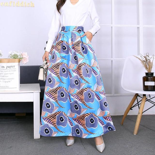 Chidinma Flora High Waist Maxi Skirt (S-3XL)