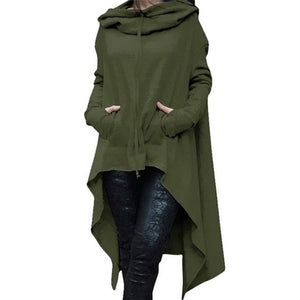 Makena Hoodies Loose Corduroy Pullover