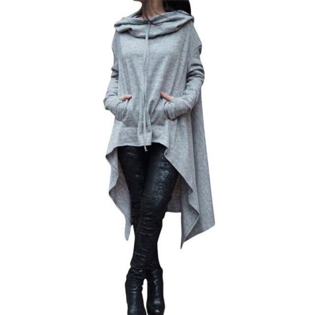Makena Hoodies Loose Corduroy Pullover