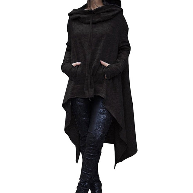 Makena Hoodies Loose Corduroy Pullover