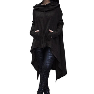 Makena Hoodies Loose Corduroy Pullover