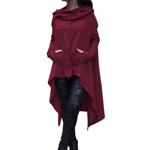 Makena Hoodies Loose Corduroy Pullover