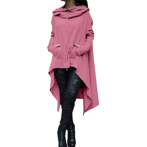 Makena Hoodies Loose Corduroy Pullover