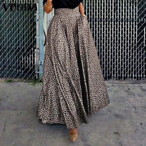 Madagascar Leopard Long Maxi Skirt (S-4XL)