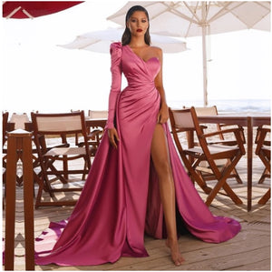 Alaba Elegant High Slit Gown