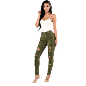 Nia Women's High Rise Slit Jeans
